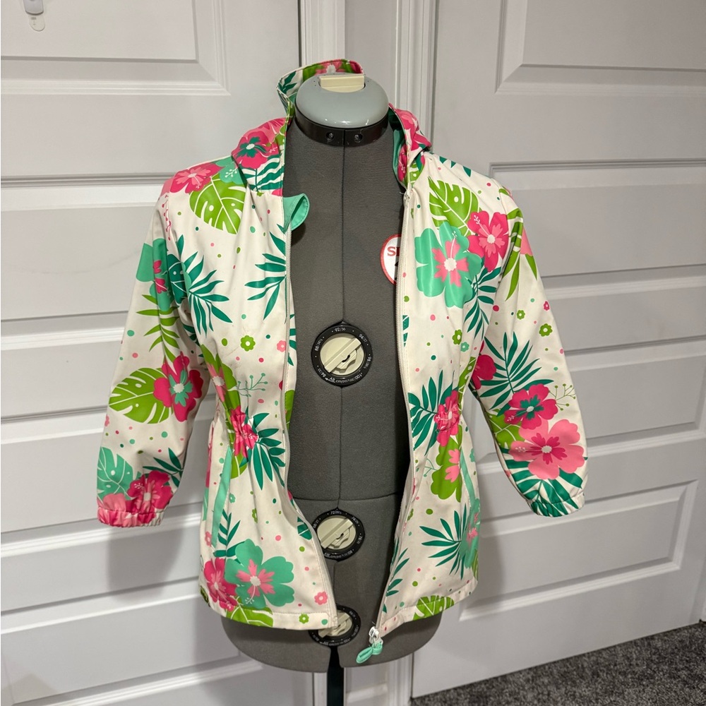 Western chief floral rain jacket youth